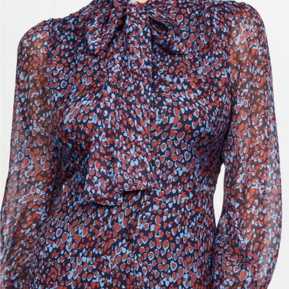 Shoshanna Multicolor Long Sleeve Dress
